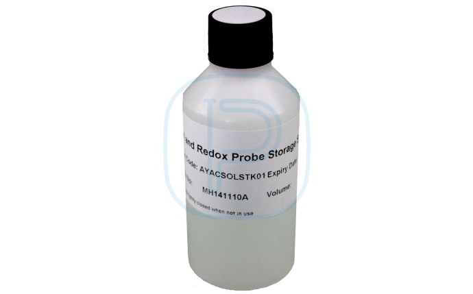 Flacon solution stockage ph et redox
